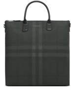 Burberry sac cabas à carreaux - Noir