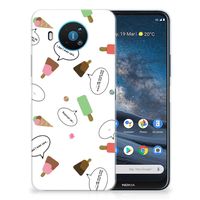 Nokia 8.3 Siliconen Case IJsjes - thumbnail