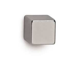 Maul Neodymium magneet 6169396 (b x h x d) 15 x 15 x 15 mm dobbelsteen Zilver 1 stuk(s) 6169396