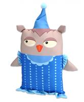 Wild Republic kussen Pillowkins uil junior 38 x 22 cm katoen