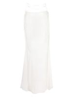 Kiki de Montparnasse Tresor lace-detailing skirt - Blanc