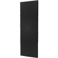 Plieger Perugia designradiator verticaal middenaansluiting 1806x456 mm 802 W, zwart grafiet (black graphite)