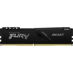 Kingston FURY Beast Werkgeheugenmodule voor PC DDR4 32 GB 1 x 32 GB Non-ECC 3200 MHz 288-pins DIMM CL16 KF432C16BB/32