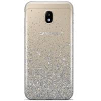 Samsung Galaxy J5 2017 siliconen hoesje - Falling glitters