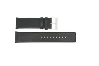 Horlogeband Skagen 806XLTLM / 806XLTBLB Leder Zwart 24mm - thumbnail