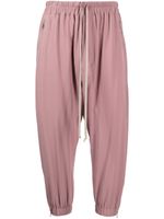 Rick Owens pantalon de jogging court à lien de resserrage - Rose - thumbnail