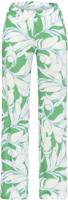 Abstracte bloemen pyjamabroek groen
