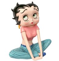 Betty Boop Zittend Gekruiste Benen Beeld Groot - thumbnail