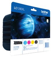 Inktcartridge Brother LC-1280XLVALBP zwart + 3 kleuren HC - thumbnail