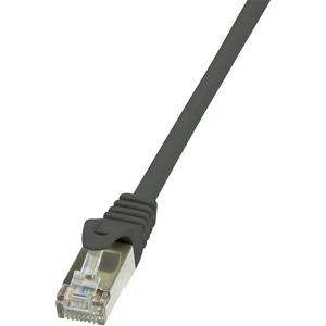 LogiLink CP2083S RJ45 Netwerkkabel, patchkabel CAT 6 F/UTP 7.50 m Zwart Snagless 1 stuk(s)