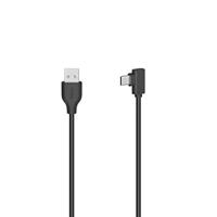 Hama USB-C kabel, USB-C stekker - USB A stekker, 90°, USB 2.0, 480 Mbit/s, 0,75 m