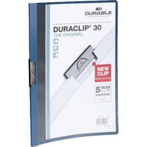 Durable Klemmap DURACLIP 30 - 2200 220007 DIN A4 Donkerblauw