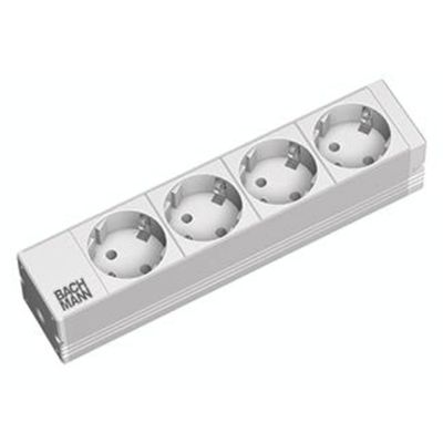 Secomp 19.07.1194 power uitbreiding 2 m 4 AC-uitgang(en) Aluminium