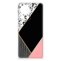 Xiaomi 13 Lite TPU Hoesje Zwart Roze Vormen