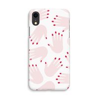 Hands pink: iPhone XR Volledig Geprint Hoesje - thumbnail