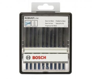 Bosch Accessories 2607010541 Set decoupeerzagen Robust Line Metal Expert, T-schacht, 10-delig 1 set(s)