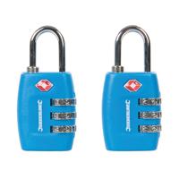 Silverline Tsa Reis Combinatieslot - Kofferslot - 3 Cijferig - 2 stuks