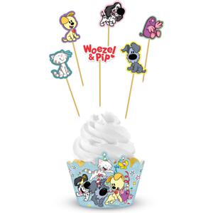 Cupcake Decoratie Set Woezel En Pip (6st)