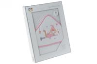 Gamberritos badcape Heksje 100 x 100 cm katoen