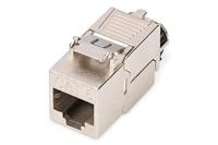 DIGITUS Keystone Module Cat-8.1 Afgeschermd - RJ45-2000 MHz - 25/40GBase-T - Categorie 8 Klasse I - Montage zonder gereedschap
