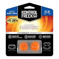 KontrolFreek FPS Freek Vortex Performance Thumbsticks voor Playstation 4 Controller (PS4) en Playstation 5 (PS5) Controller | Performance Thumbsticks | 1 High Rise, 1 Mid-Rise | Oranje