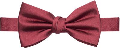 Profuomo Vlinderdas Zijde Satijn Burgundy