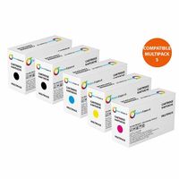 Set van 5x huismerk inkt cartridge voor HP 973X Pagewide Pro 452 477 552 577