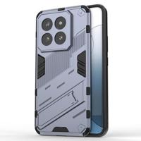 Xiaomi 14 Pro Armor Hybride Hoesje met Standaard - Grijs - thumbnail