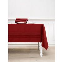 De Witte Lietaer Deauville Tafelkleed rood 160x260 bourgogn