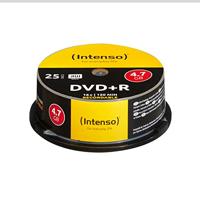 Intenso DVD+R blanco 4,7GB 1x-16x 25er spindel cakebox krasbestendig
