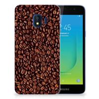 Samsung Galaxy J2 Core Siliconen Case Koffiebonen