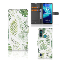 Motorola G8 Power Lite Hoesje Leaves