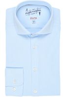 Pure Functional Slim Fit Jersey shirt lichtblauw, Gestreept