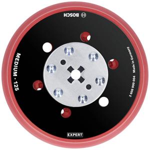 Bosch Accessories 2608900004 Expert Multihole (Expert met meerdere gaten) universele steunpad, 125 mm, medium Diameter 125 mm