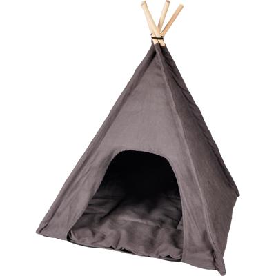 Kattentent Tipi 60 x 60 x 78 cm Flamingo Grijs Kattentent Tipi 60 x 60 x 78 cm Flamingo Grijs