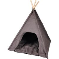 Kattentent Tipi 60 x 60 x 78 cm Flamingo Grijs