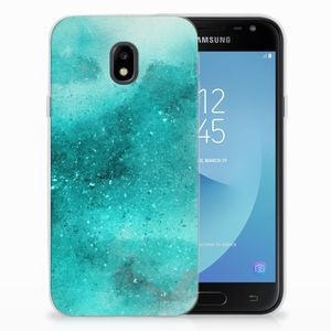 Hoesje maken Samsung Galaxy J3 2017 Painting Blue