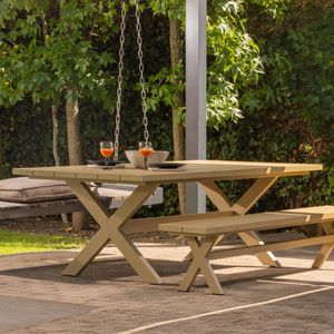 Exotan Picknicktafel Delta 220 x 105cm