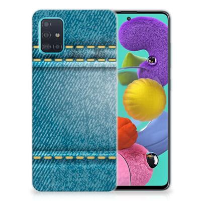 Samsung Galaxy A51 Silicone Back Cover Jeans