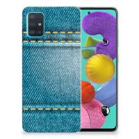 Samsung Galaxy A51 Silicone Back Cover Jeans