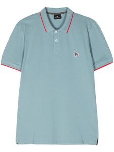 PS Paul Smith polo à logo appliqué - Bleu