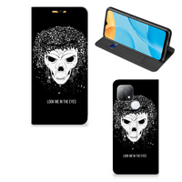 Mobiel BookCase OPPO A15 Skull Hair - thumbnail