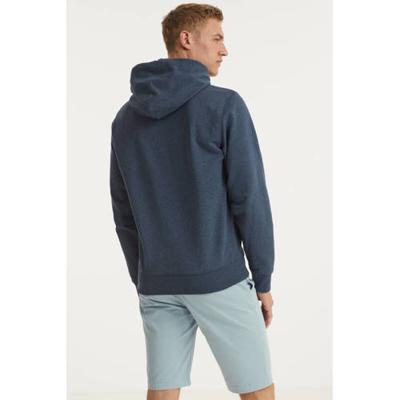 Tommy Jeans hoodie met biologisch katoen donkerblauw melange