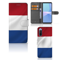 Sony Xperia 10 III Bookstyle Case Nederlandse Vlag