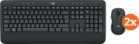 Logitech MK545 Draadloze Toetsenbord en Muis QWERTY 2-Pack - thumbnail