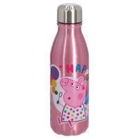 Peppa Pig Aluminium Drinkfles - Happy - thumbnail