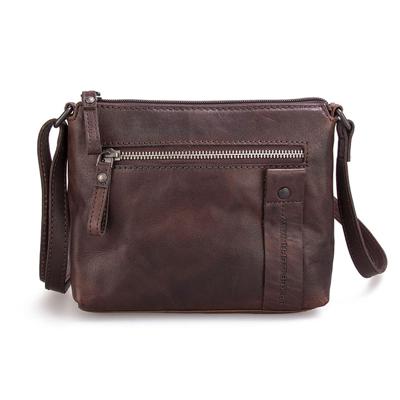 Spikes & Sparrow Compacte Crossbody Schoudertas Brandy