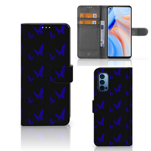 OPPO Reno 4 Pro 5G Telefoon Hoesje Vlinder Patroon