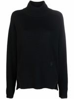 Chloé pull en cachemire à col roulé - Noir