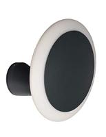 Outdoor LED-wandlamp BERMUDA, IP65, 10.6W 3000K 600lm 360°, dimbaar, gegoten aluminium, zwart/grijs/opaal